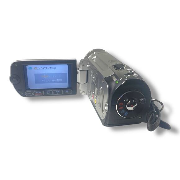 Canon FS100 48x Digital Video Camcorder Silver - For Parts - W Battery - Picture 2 of 4